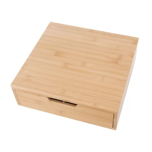 Box-zásobník bambus univerzální 31,5x30x10 cm
