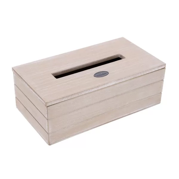 Box dřevo na papírové kapesníky TURA