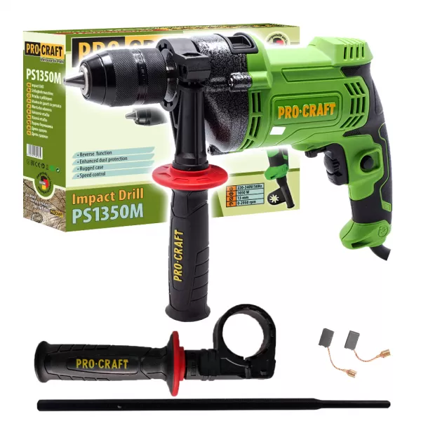 PROCRAFT Příklepová vrtačka PS1350M