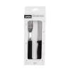 Steak set nůž+vidlička nerez/UH černá