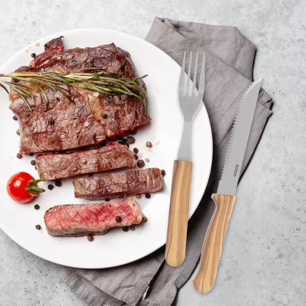 Steak set nůž+vidlička nerez/UH