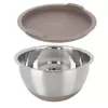 Miska nerez+UH víko BEIGE pr. 15,7 cm