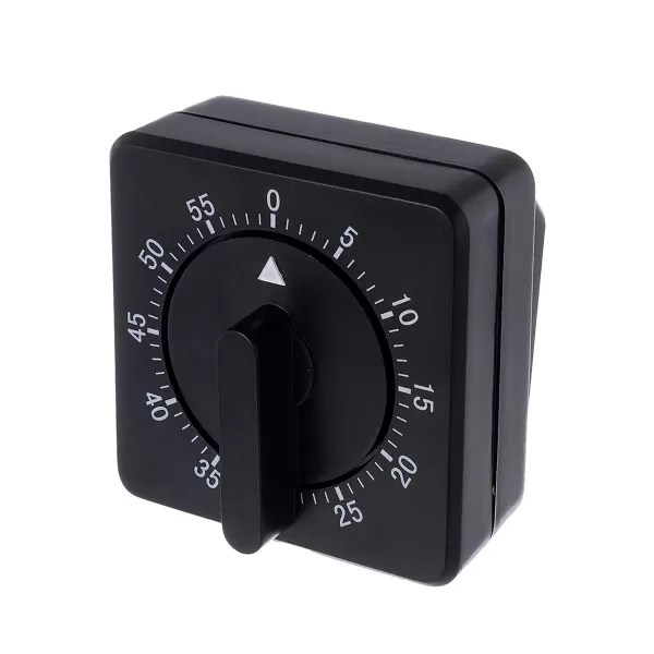 Minutka kuchyňská UH mechanická černá+magnet