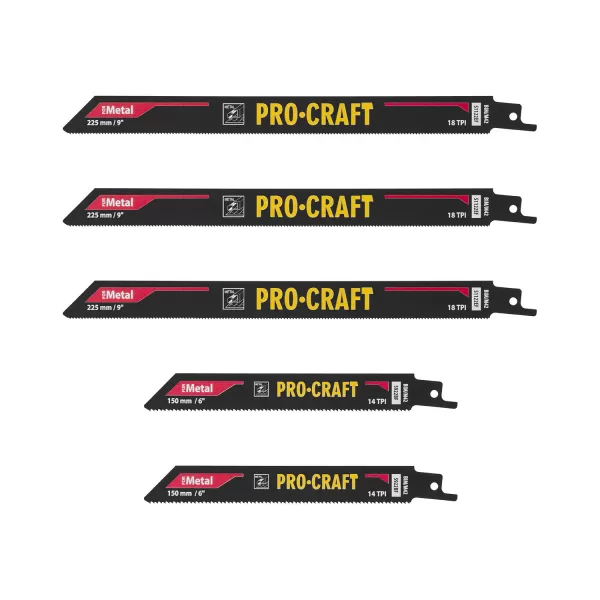 PROCRAFT Sada pilových plátků do pily ocasky SB12
