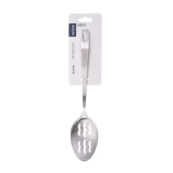 Naběračka lžíce nerez děrovaná SILVERLINE 31x6,8 cm