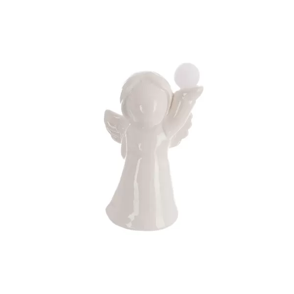 Anděl porcelán LED mix