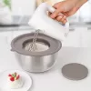 Mísa nerez šlehací+UH víko BEIGE pr. 25,7 cm