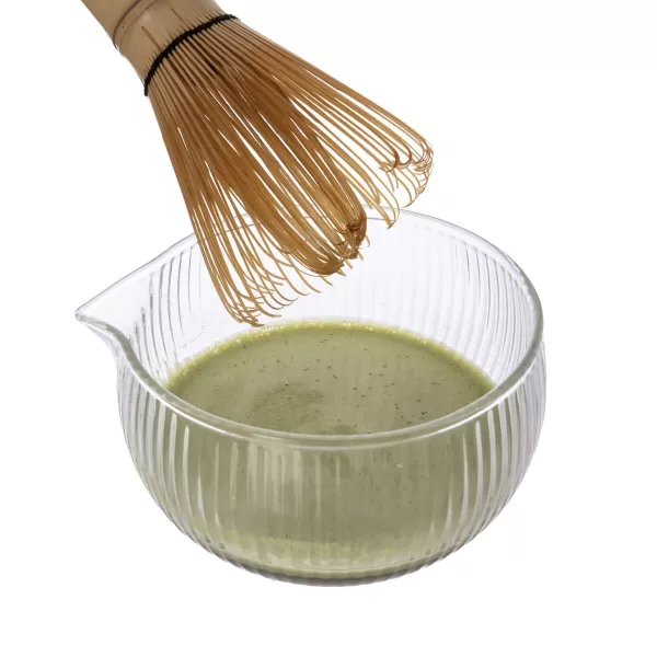 Matcha tea sklo/bambus set