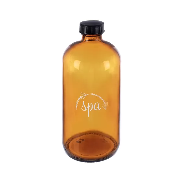 Láhev hnědé sklo s uzávěrem UH SPA 500 ml