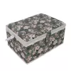 Kazeta na šití dřevo/polyester 31x23,5x16 cm zelená