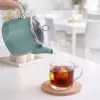 Čajník smalt GREENISH Lem 2 l
