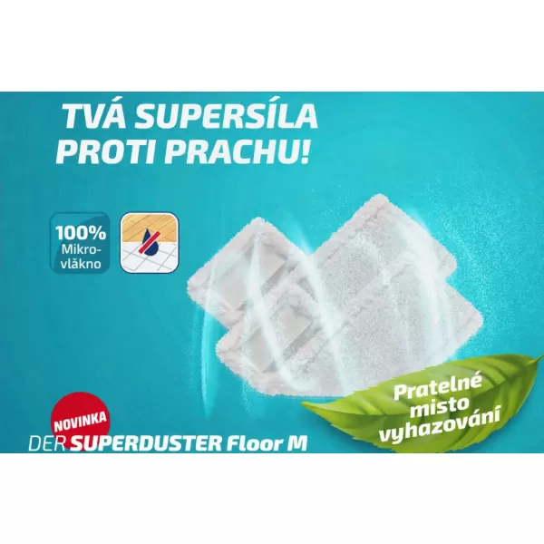LEIFHEIT Clean Twist M Ergo + náhrada SuperDuster Floor ZDARMA 55391