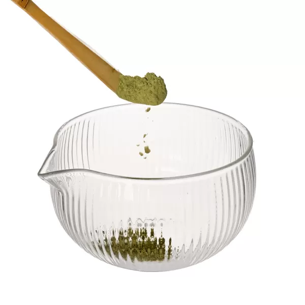 Matcha tea sklo/bambus set