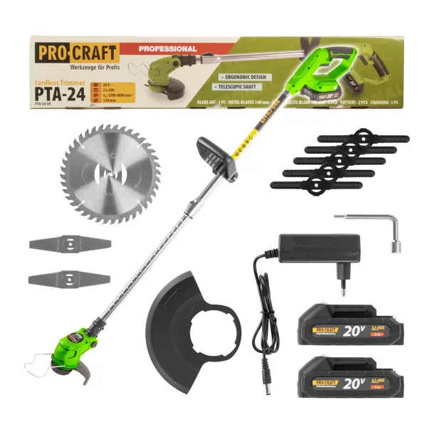 PROCRAFT Aku vyžínač PTA24