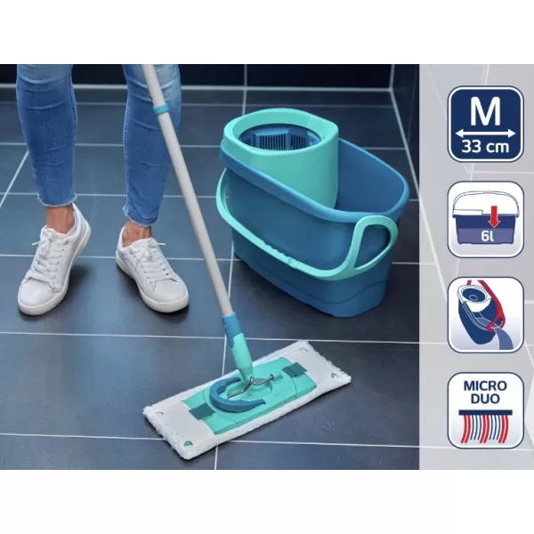 LEIFHEIT Clean Twist M Ergo + náhrada SuperDuster Floor ZDARMA 55391
