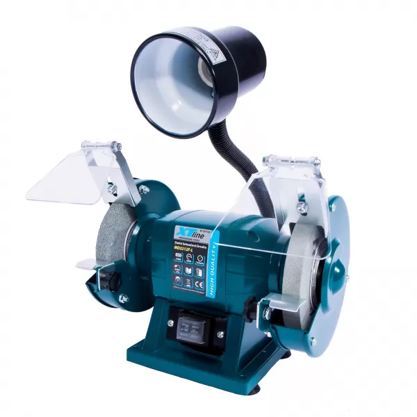 XT Bruska elektr. dvoukotoučová 125mm/150W + svítidlo 40W