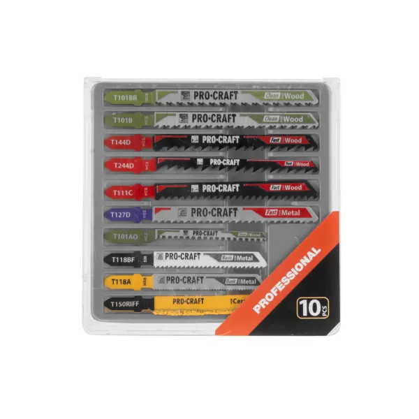 PROCRAFT Sada pilových listů do přímočaré pily JB10