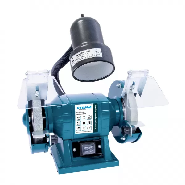 XT Bruska elektr. dvoukotoučová 125mm/150W + svítidlo 40W