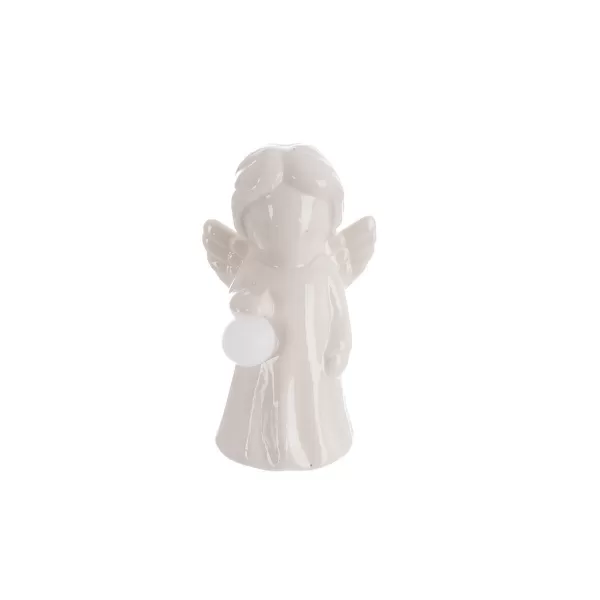 Anděl porcelán LED mix