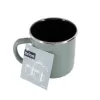 Hrnek smalt GREENISH Lem 0,41 l, pr. 8,8 cm