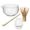 Matcha tea sklo/bambus set