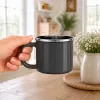 Hrnek smalt Grey Lem 0,41 l, pr. 8,8 cm