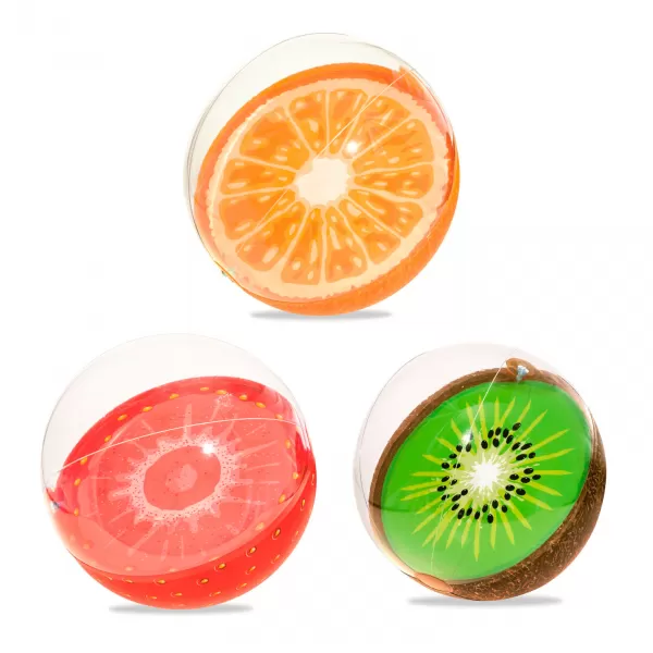Nafukovací míč - mix (jahoda, kiwi, pomeranč) 46cm