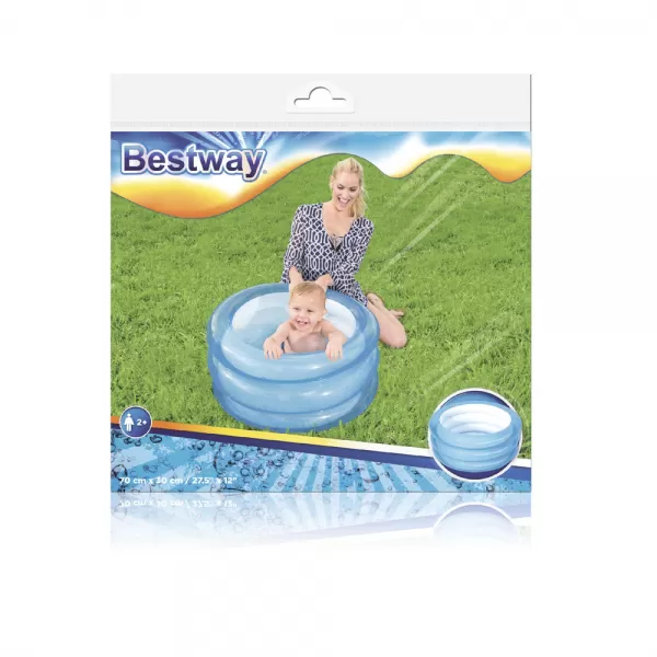 Nafukovací bazének růžový, modrý, průměr 70cm, výška 30cm