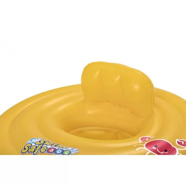 Nafukovací baby sedací kruh s opěrkou, průměr 69cm