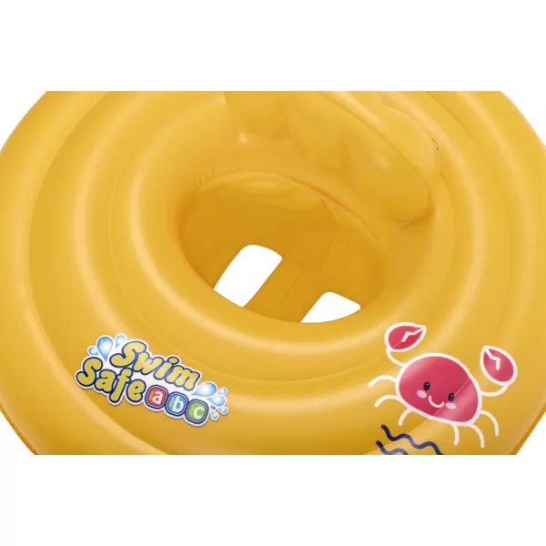 Nafukovací baby sedací kruh s opěrkou, průměr 69cm