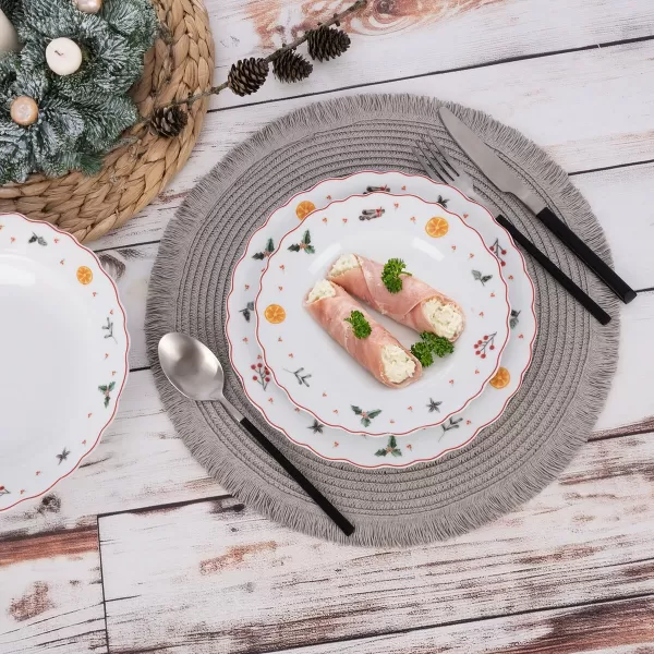 Talíř porc. dezertní VŮNĚ VÁNOC pr. 20 cm