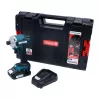 XT Aku rázový utahovák na bity bezuhlíkový 18V,1/4" 230Nm+baterie 2.0 Ah+nabíječka 2,4A+box