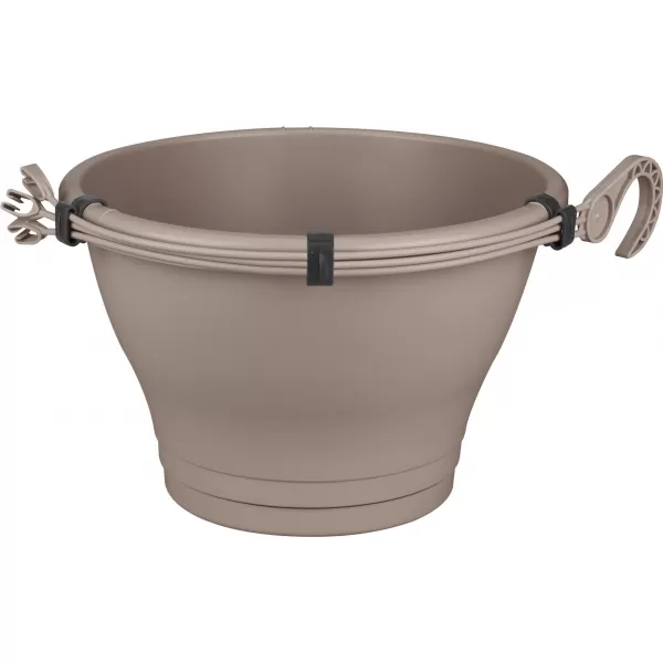 Květináč Corsica Hanging Basket - taupe 30cm