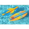 Dětský surf Sunny Rider, 1,14m x 46cm – mix 2 barvy (modrá,oranžová)