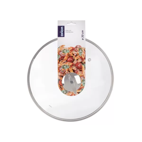 Poklice sklo pr. 30 cm nerez úchyt loop
