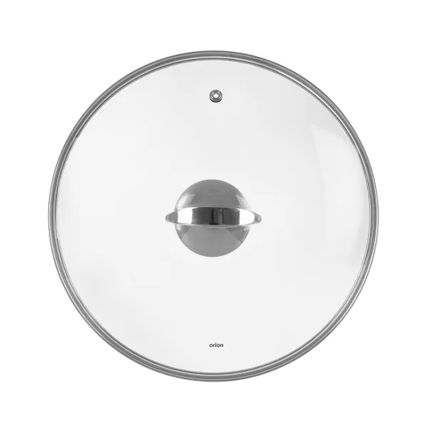 Poklice sklo pr. 28 cm nerez úchyt loop