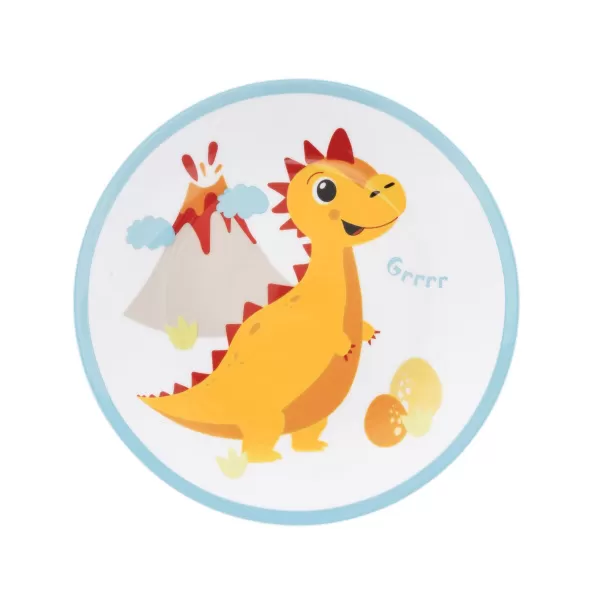 Talíř porc. mělký dětský DINO pr. 21 cm