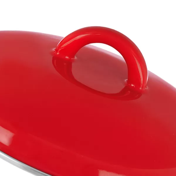 Poklice smalt Lem pr. 13 cm červená