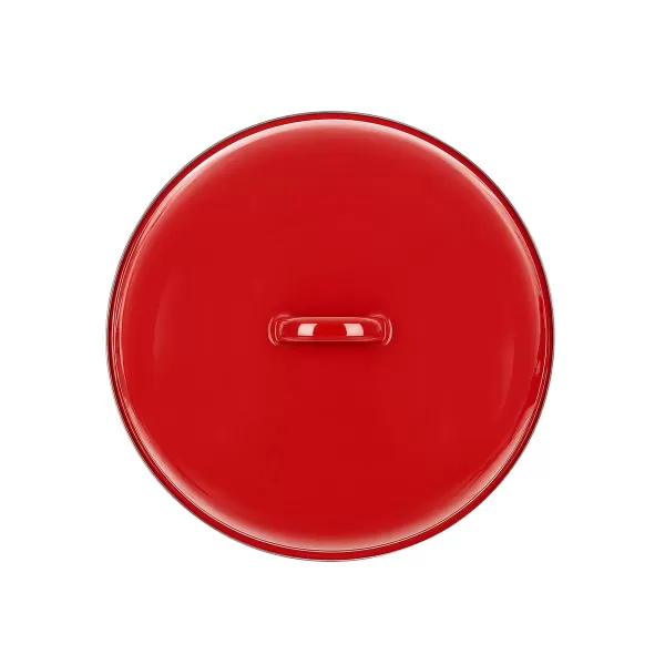 Poklice smalt Lem pr. 23 cm červená