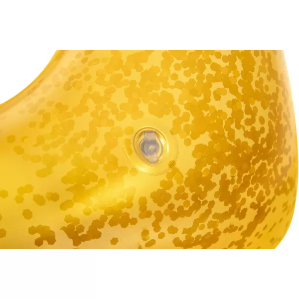 Nafukovací kruh se třpytkami - mix 2 druhy (srdce,hvězda), průměr 91cm