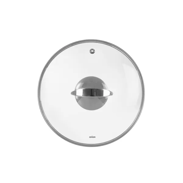 Poklice sklo pr. 18 cm nerez úchyt loop