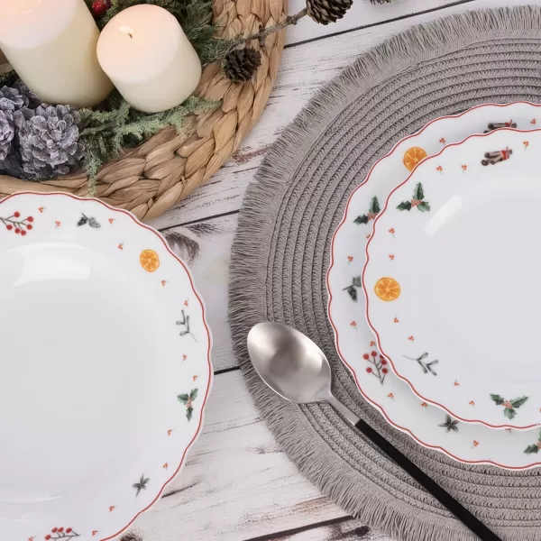 Talíř porc. dezertní VŮNĚ VÁNOC pr. 20 cm