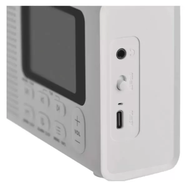 EMOS DAB FM BLUETOOTH RÁDIO P-600W BÍLÁ E0091