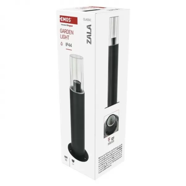 EMOS ZGC0A0P LED zahradní svítidlo sloupek E27,IP44,MAX 15W