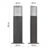 EMOS ZGL0A0P LED zahradní svítidlo sloupek E27,IP54,MAX 25W