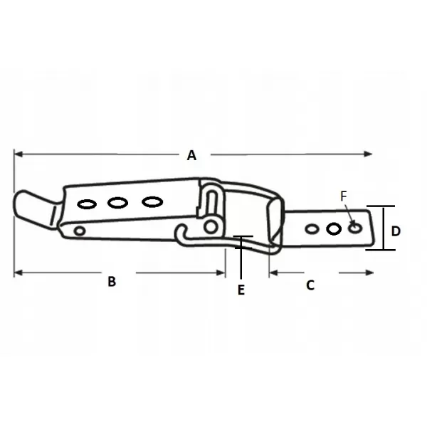 ADOBY Zámek bedny ZSK 200 200mm