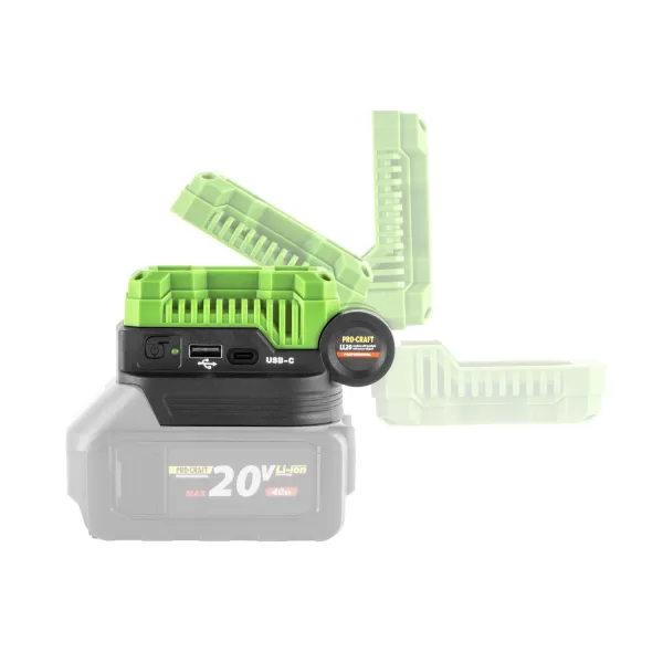 PROCRAFT Aku šroubovák PA18ProDFR s LED reflektorem LL20bb