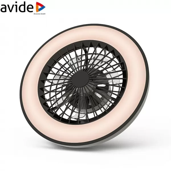 NIPEKO Stropní ventilátor WHITNEY 48W černý