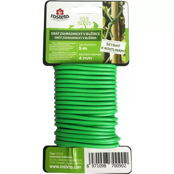 Drát zahradnický v bužírce Soft Rosteto - 4 mm x 5 m