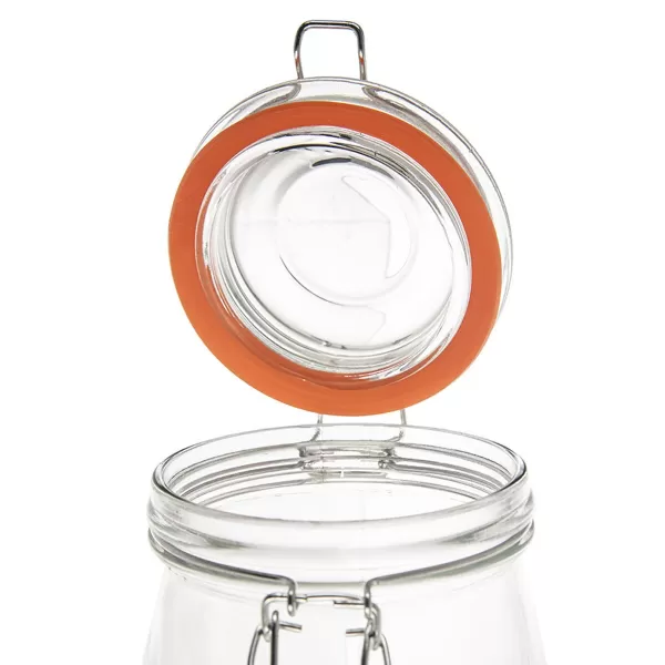 Dóza sklo/kov klip patent Bela 1 l